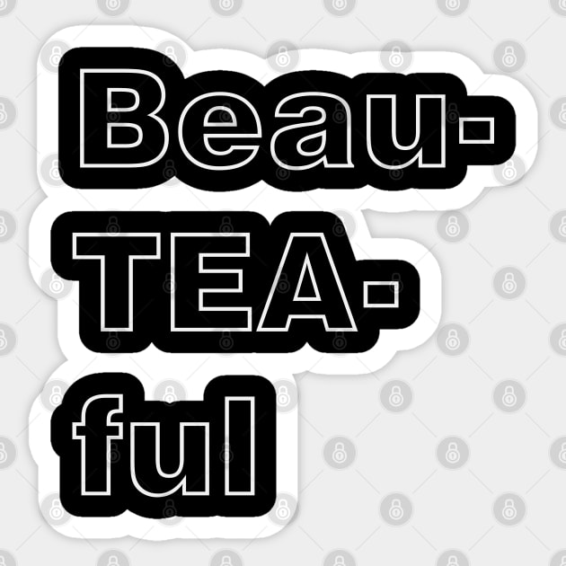 Beauteaful tea Sticker by Johka